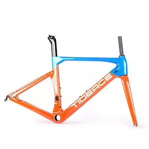 700C Vollkohlefaser Rennrad Rahmen T47 unten Halterung Scheibe Bremse Original-Zubehör-Hersteller - Bild 1 von 15