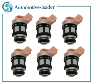 JS20-1 16600-88G10 6X Fuel Injectors For Nissan D21 Pickup Pathfinder Quest 3.0L - Picture 1 of 7