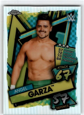 2021 Topps Chrome WWE  Refractor  Angel Garza - Image 1 of 2