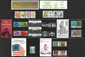 1976 Paquetes de presentación conmemorativa completos (7 paquetes P.O. 80-87) U/M - Imagen 1 de 1