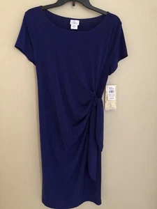 NWT-OH BABY BY MOTHERHOOD~PURPLE TIE DRESS~SIZE MEDIUM - Picture 1 of 8
