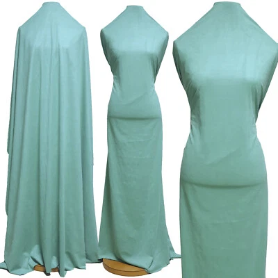 LIGHT 4-WAY STRETCH KNIT FAUX SUEDE FABRIC APPAREL CLOTHES COSTUME ACCESSORY 58" - Image 1 of 4