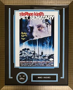 Miko Hughes autographed signed inscribed 11x14 framed photo Pet Sematary JSA COA - Picture 1 of 2
