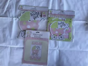 Baby Girl Baby Shower Decorations 3 Pack Bundle $10.00 - Picture 1 of 4
