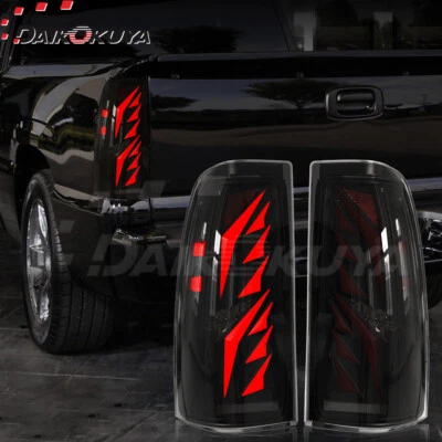 For 2003-06 Chevy Silverado 1500 2500 3500HD LED Tail Lights W Startup Animation Foto 1 de 4
