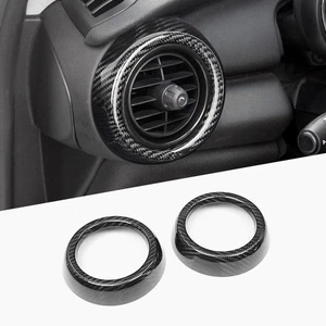 Dry Carbon Fiber Dashboard Side Vent Cover Trim for Mini F55/56/57 2014-2021 - Foto 1 di 4