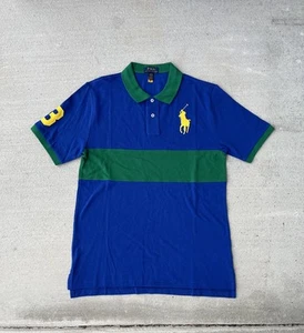 Polo Ralph Lauren Youth XL (18-20) Colorful Stripe Big Pony Shirt Patch Preppy - Picture 1 of 8