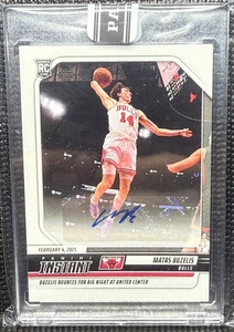 ๐ Matas Buzelis - RC - /99 - Auto - 2024-25 Panini Instant NBA #322 Free Ship - Picture 1 of 9