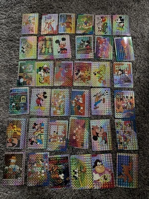 Vintage Disney Vending Machine Prism Sticker Set 36 Pc MICKEY MOUSE - Image 1 of 4