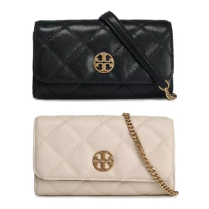 Bolso Bandolera TORY BURCH Mujer Willa Pequeña Cadena Cuero Cartera 150076 - Imagen 1 de 12