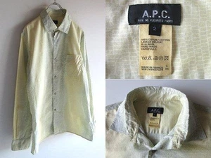 A.P.C. Men S Vhtf French Vintage Python Pattern/Gradation Shirt Limited Edition - Picture 1 of 11