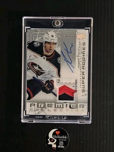 2023-24 Adam Fantilli /49 Premier Rookie Patch Auto #SRR-AF Columbus RC UD - Picture 1 of 2