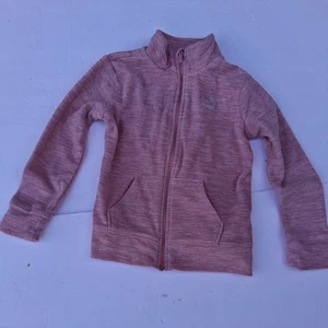 Girls Puma Pink Long Sleeve Full Zip Jacket Size Small (5 US) - Picture 1 of 9