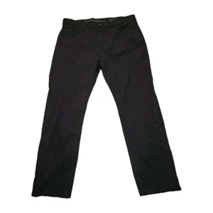 DENALI Pants Mens 38x30 Black Chino Straight Leg 5 Pockets Stretch Hiking Pants - Picture 1 of 13