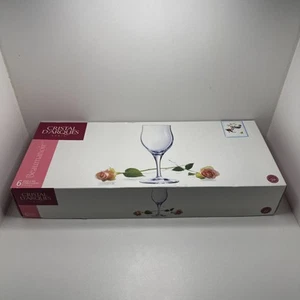 Cristal d'Arques Stemmed Glasses 6oz. 24%Lead Crystal Glasses 6-pack - Picture 1 of 7