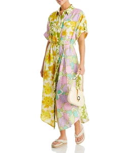 Alemais L116513 Multi Elora Mixed Print Leinen Gürtel Shirt Kleid Größe US 4 - Bild 1 von 6