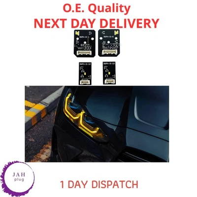 DRL LED MODULE SET CSL YELLOW FOR BMW M3 M4 4 SERIES G80 G81 G82 G83 G22 G23 G26 - Image 1 of 4