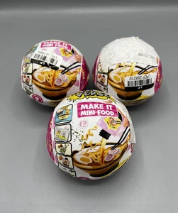 Lot Of 3 MGA's Miniverse Make It Mini Food - Diner Series 2 Brand NEW Sealed - Picture 1 of 4