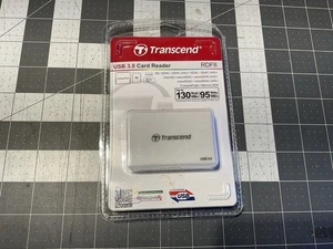 Transcend USB 3.0 Card Reader, RDF8, New Unopened Package - Picture 1 of 7