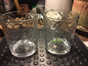 Bonito par de vasos de whisky Pasabahce Basketweave PAB7 Old-Fashioned Rocks - Imagen 1 de 5