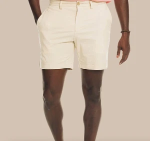 Southern Tide - Channel Marker 7" Short - hellkhaki - W28 - neu mit Etikett 79 $ - Bild 1 von 11