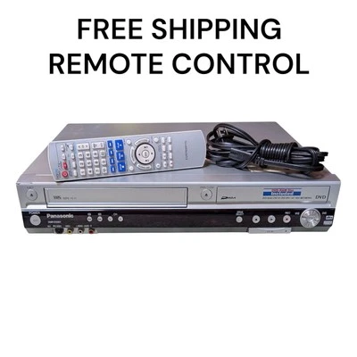 Panasonic Blue Line DMR-ES35V DVD Recorder VCR Combo VHS Player Burner Dub - Image 1 of 4