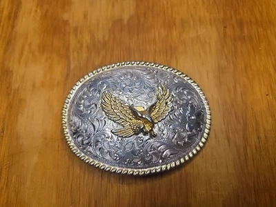 Vintage Ornate Eagle Belt Buckle - Image 1 of 4