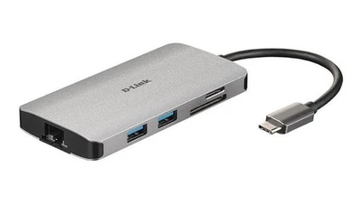 D Link 8In1 Usb C Dock With Hdmi Gigabit Ethernet Card Reader And Power Delivery - Image 1 of 3