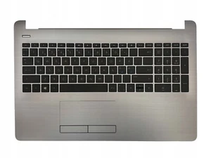 PALMREST + KLAWIATURA + TOUCHPAD HP 250 G6 255 G6 15-BS 15-BW ORYGINALNY NORDIC NO - Zdjęcie 1 z 2