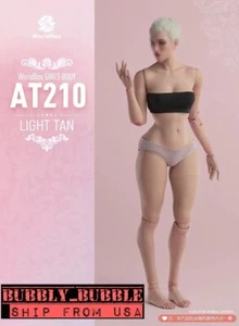 Figura WORLDBOX scala 1/6 AT210 corpo femminile vita magra marrone chiaro HT ☆USA☆ - Foto 1 di 9