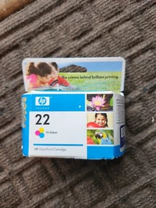 HP 22 TRI COLOR INK EXP 2008 C9352A #51 - Picture 1 of 4