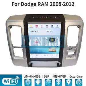 12.1" For Dodge Ram 2008-2012 car Gps Navigation Stereo Radio 4+64g Android 11 - Picture 1 of 10
