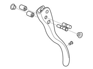 solo leva per comando campagnolo Ergopower veloce 10v - Foto 1 di 2