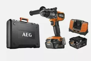 Aeg Bsb18c3bl-502c Hammer Drill 18v Brushless 110 Nm + 2 Batteries 5.0ah - Picture 1 of 4