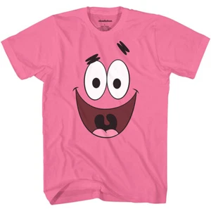 Camiseta Oficial Bob Esponja Pantalones Cuadrados Patrick Star Face - Imagen 1 de 2