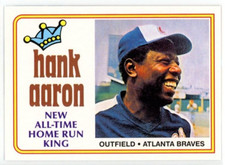 2016 Topps Series 2 Baseball Berger's Best Hank Aaron Reprint #BB2-1974