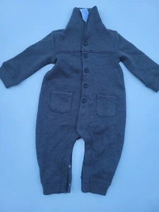 Baby Gap One-Piece Soft knit Gray Long sleeves One-piece suit 6-12m - Picture 1 of 6