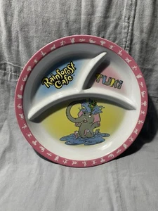 NEW Rainforest Cafe 3 Part Segmented Dinner Plate - Tiki the Elephant - Picture 1 of 2