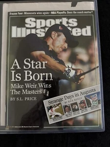 Mike Weir signed handsigniert The Masters Sports Illustrated COA Auto - Bild 1 von 4