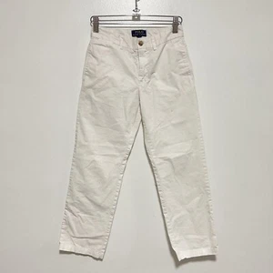 Polo Ralph Lauren Boys White Chino Pants Size 10 Straight Leg - Picture 1 of 11