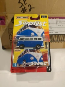 Matchbox Superfast Volkswagen Transporter Bus Diecast Van #17 Limited Edition Nw - Picture 1 of 6