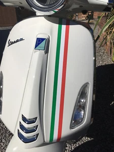 Italian Style Scooter Stripes Vespa Vinyl Stickers Bike Fairing Front Stripes - Picture 1 of 1