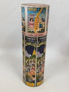Empty Fireworks Container Box Tube China Electric Sparklers ~ Family & Children - Picture 1 of 13