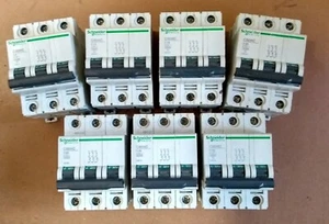 SCHNEIDER C60HC & C60N T.P MCB 63A, 50A, 32A, 20A, 16A, 10A, 6A, / Merlin Gerin - Picture 1 of 3