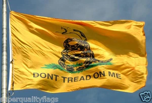 NEW 3x5 ft GADSDEN GADSEN FLAG made with premium outdoor material usa seller - Picture 1 of 3