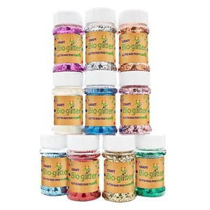 Biodegradable Glitter, Chunky Bio Glitter, Christmas Arts & Crafts, Cards, Xmas - Picture 1 of 60