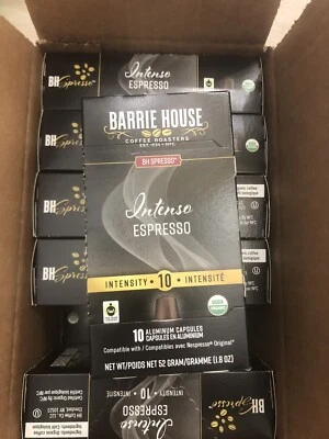 ¡NUEVO! Cápsulas de espresso orgánico Barrie House, Intenso (120 unidades) Foto 1 de 3