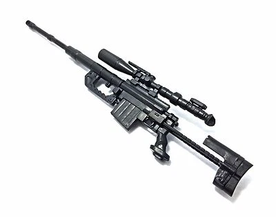 1/6 Scale M200 Bolt Action Sniper Rifle CHEYTAC INTERVENTION Shooter Gun Model   - Image 1 of 4