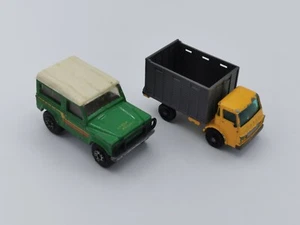 Matchbox Lesney Series No 37 Cattle Truck & Land Rover Ninety 1987. - Picture 1 of 12