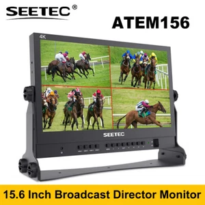 SEETEC ATEM156 15.6" Broadcast Director Video Monitor 4 HDMI Full HD 1920x1080 - Picture 1 of 11